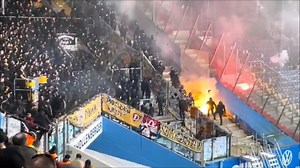 Hansa Rostock vs Dynamo Dresden (🇩🇪 22.02.2025). | Ultras/Hooligans