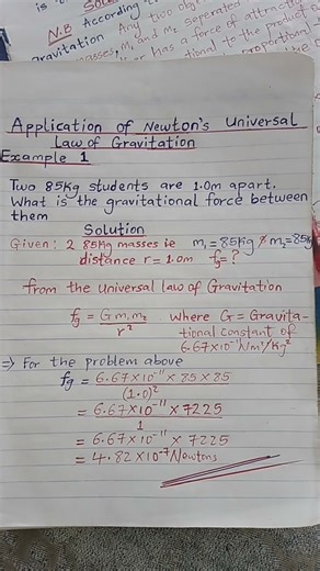 Application of newton's law of universal gravitation | How to calculate gravitational force | Basics