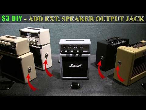 Micro Amp to 4x12 Speaker Output Jack Mod - Marshall - Fender - EVH