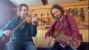 National Anthem of Ukraine on Swedish Nyckelharpa and Norweigan Hardangerfiddle - With Olav Luksengård Mjelva. #StandWithUkraine 🇸🇪🇺🇦🇳🇴 | Erik Rydvall
