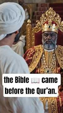 the Bible came before the Qur’an.