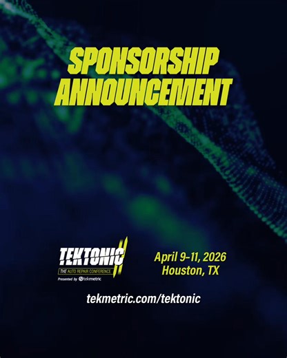 The sponsor lineup for Tektonic 2026 continues to grow. Affirm, OEC, The Institute for Automotive Business Excellence, & Virtual Bookkeeping Consultants are helping drive the auto repair industry forward. ⚙️ Interested in sponsoring? https://auto.tekmetric.com/4sXHCcC #Tektonic2026 #AutoRepairConference #Tekmetric | Tekmetric