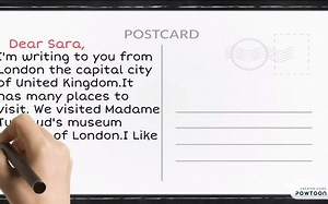 how to write a postcard