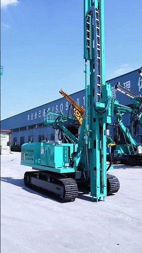 Photovoltaic piling machine, piling and pile driving machine, doubling piling efficiency