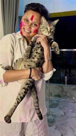 Holi khel rahe banke bihari🫟🥰 ll Happy Holi🤗🌈ll Lesbian Couple ll #love #holi #minivlog