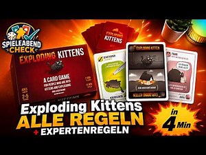 Exploding Kittens rules explained in 3 minutes (+ 1 minute expert rules) – How to play