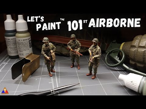 How to Paint US WWII Paratroopers | 1/35 Scale Figure Tutorial (pt. 1)