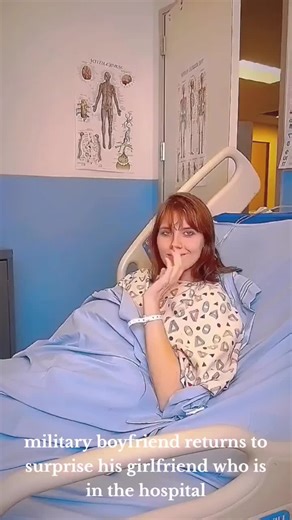 Military Boyfriend Surprise Visit for Girlfriend in Hospital