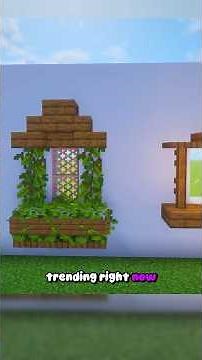 EASY Window Designs #minecraft #mctutorial #minecraftbuilding #minecrafttutorial
