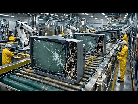Inside the modern factory: Recycling 1,000 tons of electronic equipment to generate electricity