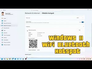 Windows 11 Wifi to Hotspot Mode