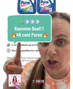 Runnnn deal 🏃‍♀️💨 on Purex at Walgreens! Pay $1.99, get back $1.50 from IBOTTA. Making up to 2 of these only $.49 😳IBOTTA offer can reset or expire at anytime! Walgreens 6/22-6/28. Hope you score✌🏼#liztheclearancequeen #hopeyouscore✌🏼 #couponing #coupons #couponer #savingmoney #dealsoftheweek #weeklydeals #walgreens #rundeal #walgreensdeals #walgreenscouponing #walgreensdealsthisweek #walgreensdealsoftheweek | Liz the Clearance Queen