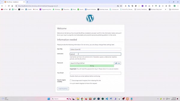 WordPress Bangla Full Course Tutorial Class 02 || WordPress installation and Setup Professionally