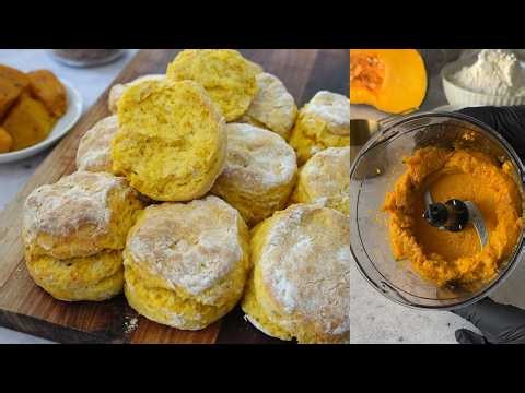 Peri Peri Pumpkin Scones Recipe (No Butter, No Eggs) #scones #periperi #pumpkin