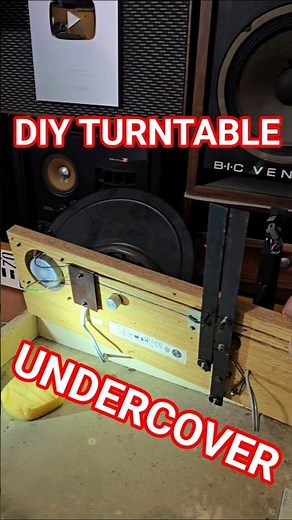 DECONSTRUCTION UNDERCOVER: Vintage Homemade DIY TURNTABLE Kit (Rare Unique HiFi Audio)