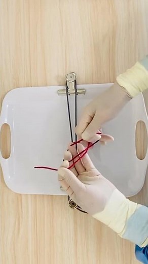【Have you ever seen it ?】Surgical knot tying １２（ Surgeon's knot / Instrument tie ）