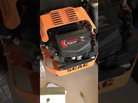 Scag mower hitch installation