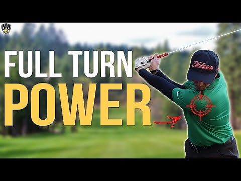 Left Shoulder Under Chin In Backswing ➜ Bigger Turn