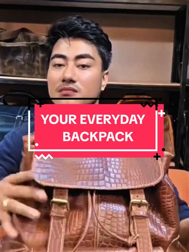 Get your everyday backpack now at thenextnepalleather. made of 100% buff leather store: durbarmsrg and thamel whatsapp/viber: 9802501986 #thenextnepalleather #leatherbagsinnepal #backpack #leatherbag #fyp