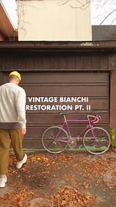 Vintage Bianchi restoration 💯 🎥 🔧 @nomondayclub | Velo