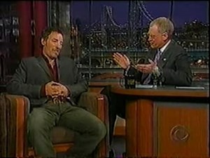 springsteen at Letterman 2002