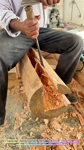 Carving Wooden Channels: The Art of Woodworking 🪵🔨