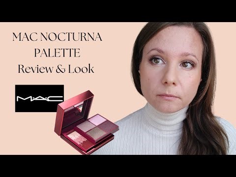 MAC Nocturna Palette - Review + Swatches + Make-up Look