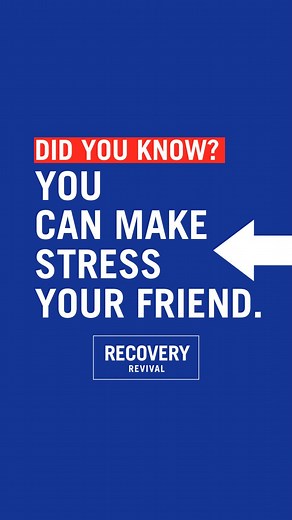 Recovery Revival ™ on Instagram: "Did you know? You can make stress your friend. In this powerful Ted Talk, Kelly McGonigal talks through a fascinating study on befriending stress, changing how we view it and how that can impact our health. We recommend watching the full talk on YouTube titled ’How to Make Stress Your Friend’ by Kelly McGonigal ”This is my body helping me rise to this challenge” - @kellymariemcgonigal Follow: @recoveryrevival #recoveryrevival #recovery #recoveryjourney #recovery