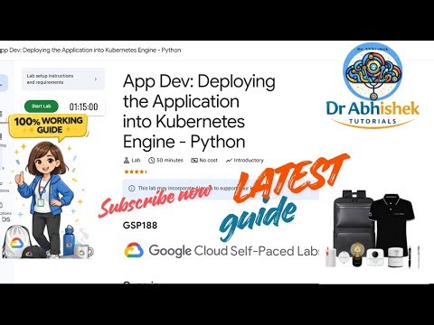 App Dev: Deploying the Application into Kubernetes Engine - Python | Jan 2026 | #GSP188