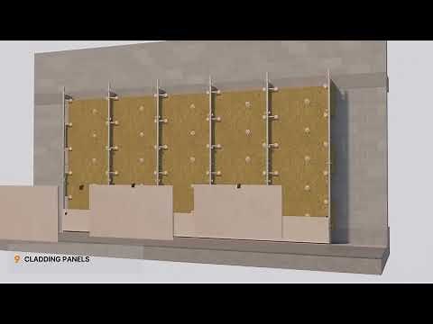 BILDA Rainscreen Cladding Installation - Vertical Assembly in 9 easy steps