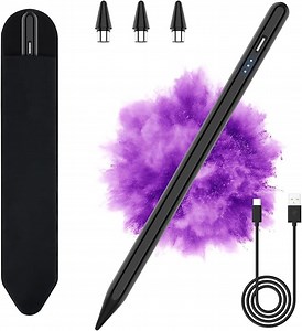 Tablet Stift für Android Stylus Pen für Samsung/Huawei/Lenovo/Vivo/Mi Tablets & Handys, Universal Stift mit Hoher Präzision und Neigungs Empfindlichkeit(Schwarz)