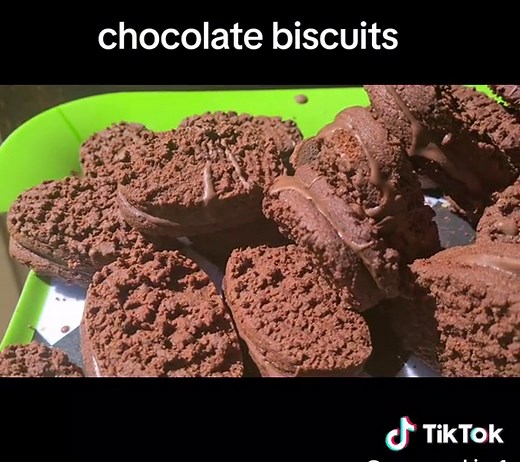 Delicious Chocolate Biscuits in Windmill Park | Trending Song, Baking TikTok