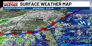 First Alert Weather: Storms come to the Suncoast later in the day