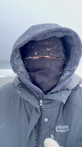 Salisbury Beach in a Snowstorm is Beautiful! The mesmerizing full-length video will be posted on the Salisbury Sunrises YouTube channel soon and the I’ll put the link in the comments! #seawaves #snowstorm #stormyweather #beachlife #crashingwaves #snowyday #WinterStorm | Salisbury Sunrises