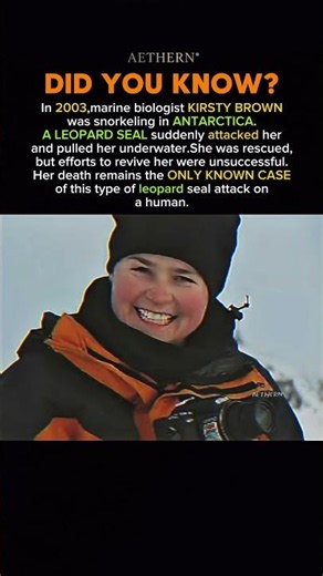 The Leopard Seal Attack That Killed a Marine Biologist #history #facts