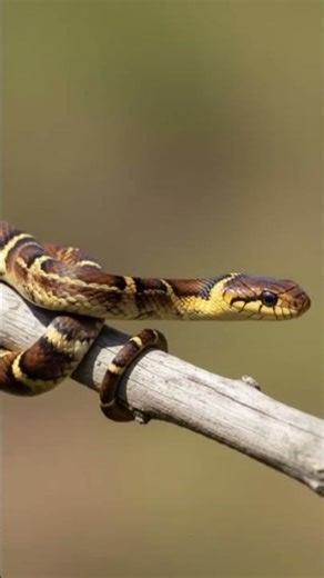 Painted Bronzeback – Tree Branch Close-up