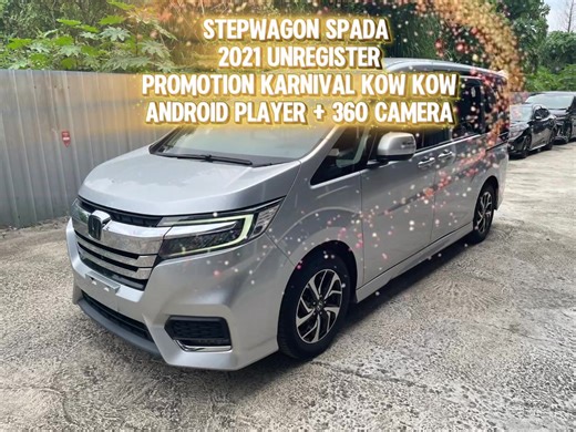Recond Honda Stepwagon Spada with Android Player Offer