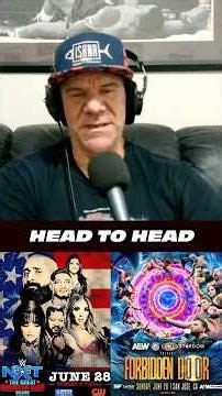 "If I'm WWE I wouldn't want to go head to head with the AEW show" #wwe #aew #nxt #headtohead