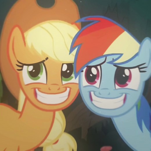 AppleDash Edit - Rainbow Dash x Applejack | MLP Scene Pack