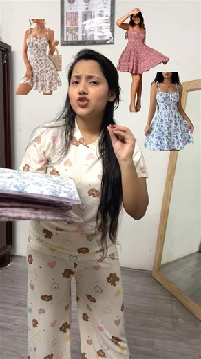 Meesho Short Dress Haul😍 #trendingshorts #youtubeshorts #meeshohaul #meesho #shorts