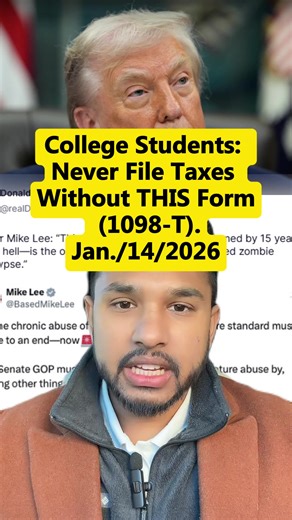 🎓💰 College Students: Never File Taxes Without THIS Form (1098-T). 📑 #College #Taxes #Student #Refund #MoneyTips