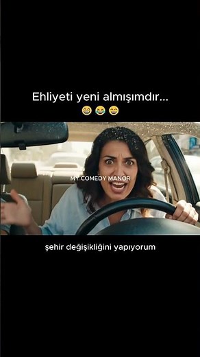 Ehliyeti yeni almışımdır😁😂😄