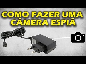 FAÇA VOCÊ MESMO UMA CÂMERA ESPIÃ COM APENAS 2 PRODUTOS, FÁCIL E PRÁTICO