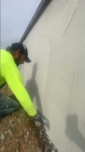 How to Stucco Cinder Block walls smooth Santa Barbara Coat