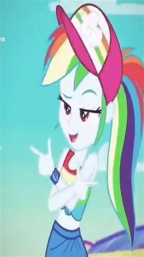 Rainbow Dash Tiktok Edit -Credits- @nnewjjeansies On Tiktok #rainbowdash #equestriagirls #mlp
