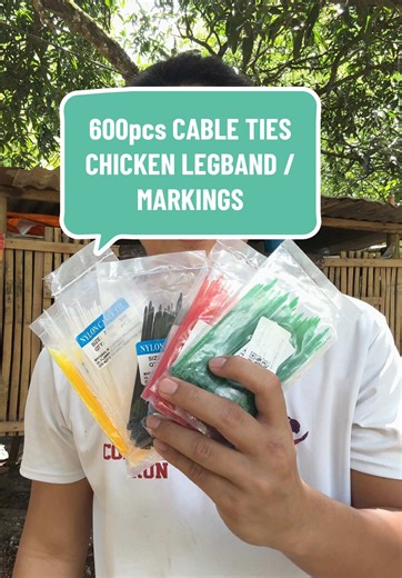 600pcs Cable Ties for Chicken Legbands and Markings