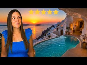 We Tried A 5 Star Luxury Cave Hotel In Santorini – It’s Even Better Than We Expected!