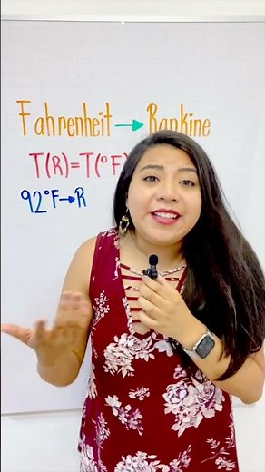 FAHRENHEIT TO RANKINE (Example)