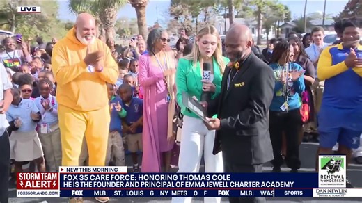 FOX 35 honors Thomas Cole with Care Force Award