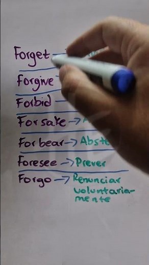 What is the difference between Forget, Forgive, Foresee and Forgo in English?